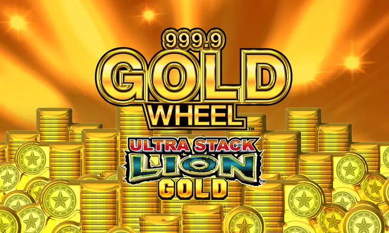 999.9 Gold Wheel™ – Ultra Stack Lion Gold — Aruze Gaming