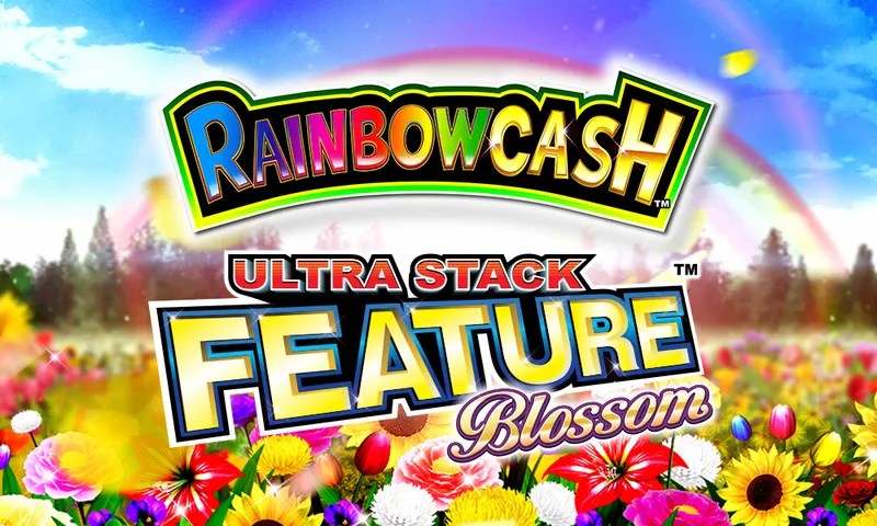 Rainbow Cash Ultra Stack™ – Feature Blossom — Aruze Gaming
