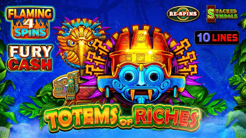 Totems of Riches Fury Cash Flaming 4 Spins — EGT