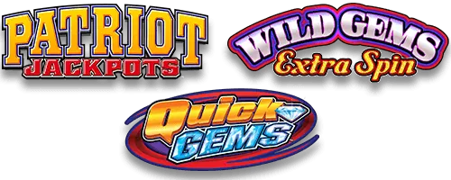 Patriot Jackpots®, Quick Gems® & Wild Gems Extra Spin™ — Everi