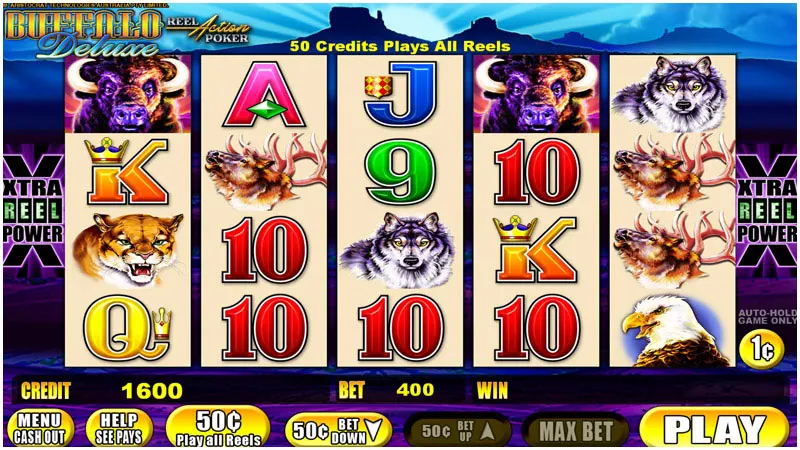 Buffalo Deluxe Reel Action Poker — Grand Vision Gaming