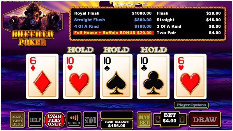 Buffalo Poker — Grand Vision Gaming