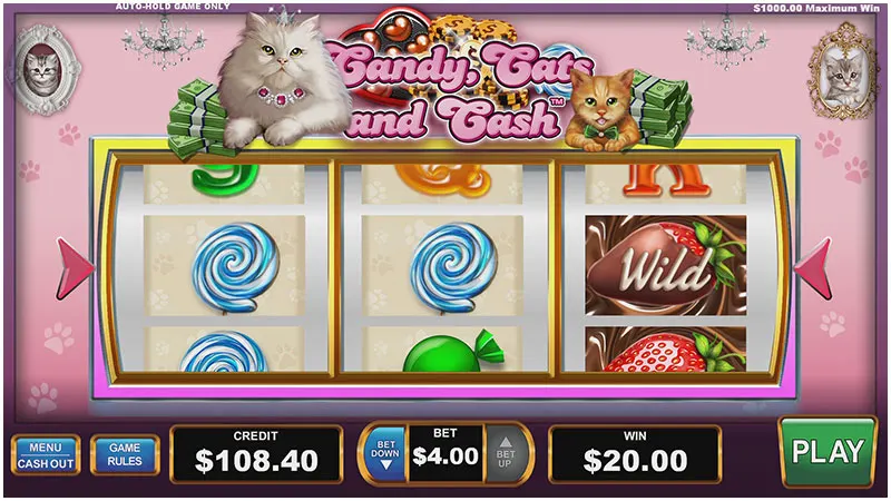 Candy Cats & Cash Poker — Grand Vision Gaming