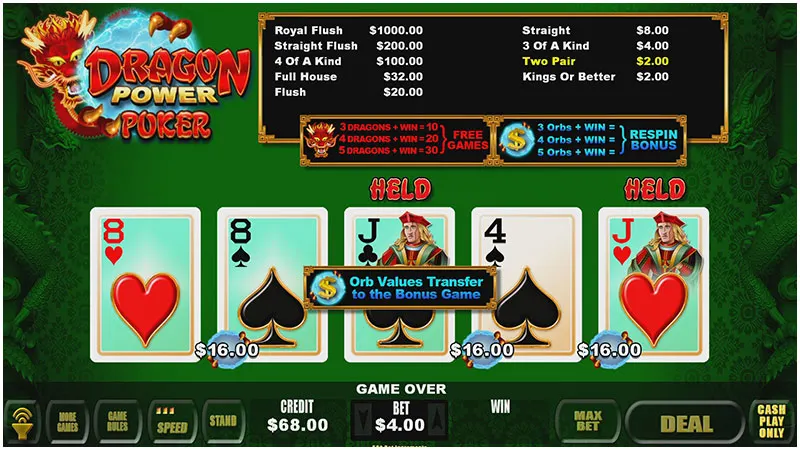 Dragon Power Poker — Grand Vision Gaming