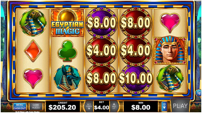 Egyptian Magic Reel Action Poker — Grand Vision Gaming