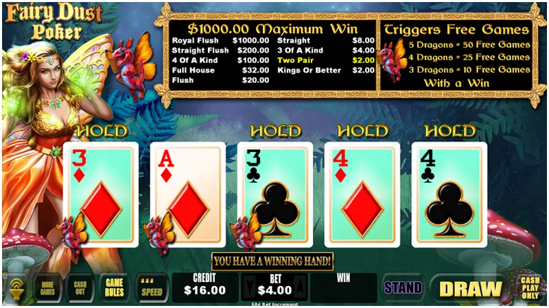 Fairy Dust Poker — Grand Vision Gaming