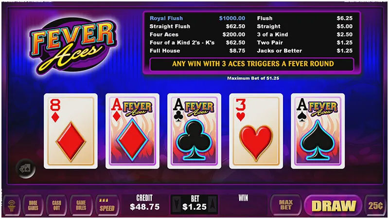 Fever Aces Poker — Grand Vision Gaming