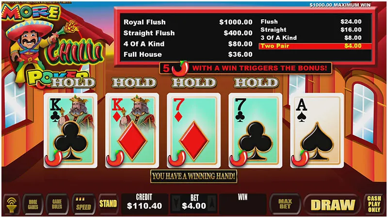 More Chilli Poker — Grand Vision Gaming