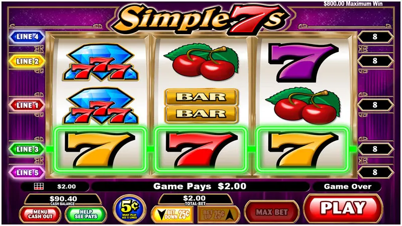 Simple 7's — Grand Vision Gaming