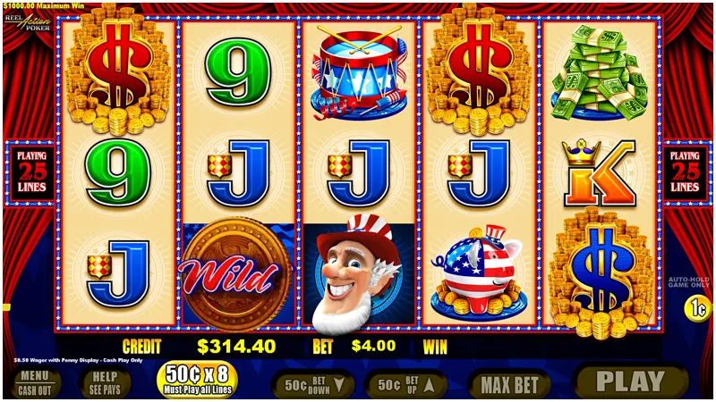 Wild Ameri'Coins Reel Action Poker — Grand Vision Gaming