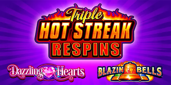 Triple Hot Streak Respins Dazzling Hearts