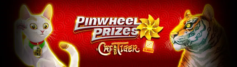 Pinwheel Prizes Cat & Tiger — Incredible Technologies