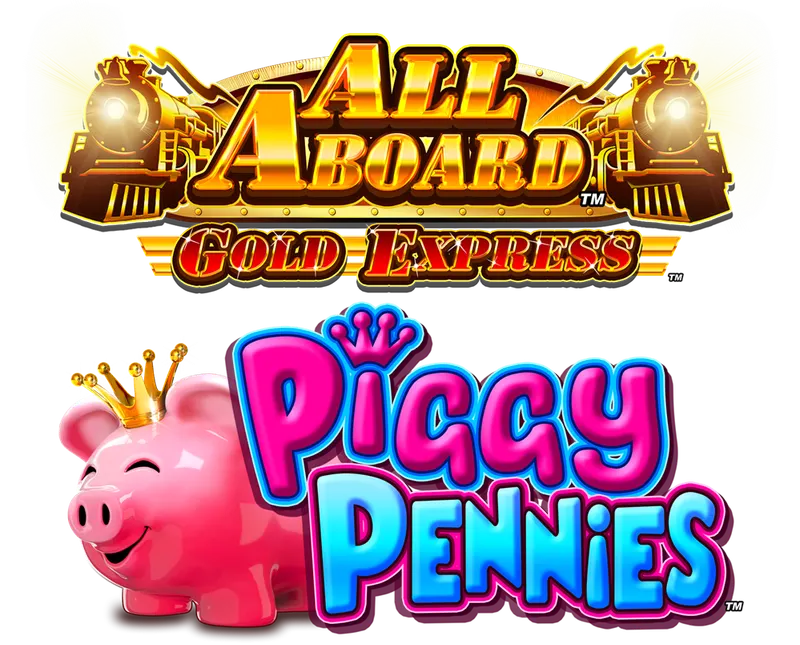 All Aboard Gold Express Piggy Pennies — Konami Gaming